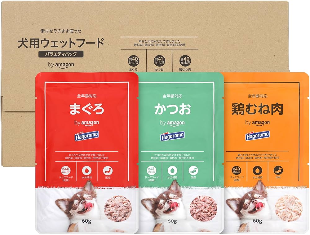 Amazon | by Amazon 素材をそのまま使った犬用ウェットフード